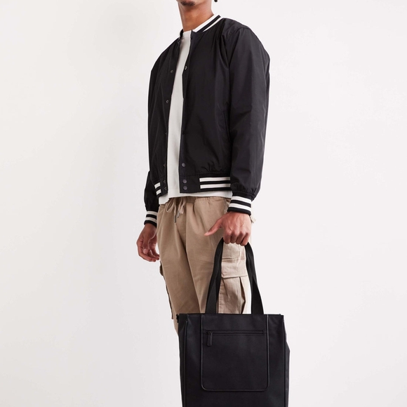 BEIS Black North to South Tote Bag - Picture 3 of 16